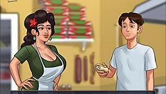 Summertime saga episode 123 with hentai cartoon anime erotic scenes