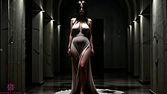 Sadako rides monster cock for anal creampie!