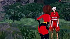 Elastigirl, How Hard Can You Fuck in Secret Mission Movie?