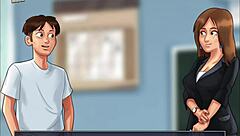 Summertime saga episode 123 with hentai cartoon anime erotic scenes