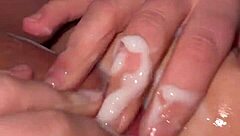 Huge Cock Teases And Pounds In Restroom With Creamy Titty Fuck