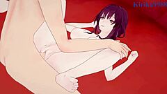 In Honkai Star Rail hentai, Serval Landau and Kafka engage in intense sex with big tits and creampie