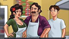 Summertime saga episode 123 with hentai cartoon anime erotic scenes