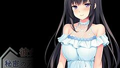 Secret stay home episode 2: detailed sucking under the desk in hentai game