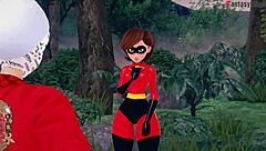 Elastigirl, How Hard Can You Fuck in Secret Mission Movie?