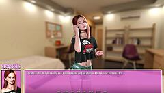 Summer In The City 06: Petite Red Head Enjoys Eating Ramen Emotionally