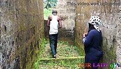 yo, watch me pound slay queen's pussy in lagos bush, so wild!