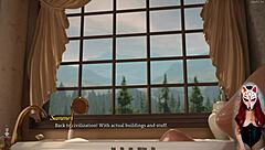 Dreamland Ep 15: Brunette Babe Outdoor Sex