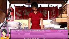 Summer In The City 06: Petite Red Head Enjoys Eating Ramen Emotionally