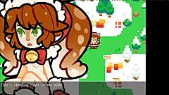 Christmas Hentai Game Ep 1 - Poppy from LOL Covered in Hot Cum