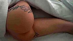 Step mom silently endures rough fucking in shared bed after step son undresses her