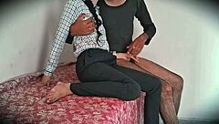 My heart races seeing 18yo schoolgirl drilled hard in classroom