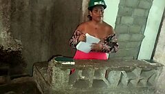 Boss waits for workers, masturbates roughly in doggystyle solo