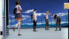 Academy 125 hentai anime game adventure