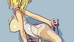 Discussing Takaoka Mizuki from Mizugi Kanojo The Animation beer server version by Okayama Figure Engineer