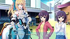 Princess says, 'Let's wash the horsewomen in the fan disc.'