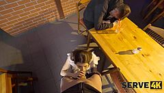are you ready for serve4k's reality pov sex with that hairless brunette on the desk