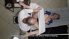 horny patient cums hard during wild gyno exam fingering