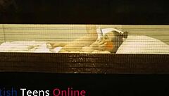 you watch your neighbor in a quiet homemade moment