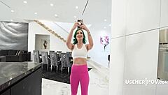 Gia Paige Distracted While Fucking Ike Diezel in POV, Goth Emo MILF Fetish Action!