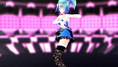 Hatsune Miku in anime adventures