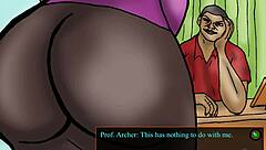 Big Butt White Professor Fucked by Pimp Gameplay Bad Ending