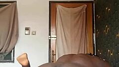 My little 18+ black slut bends over for doggystyle pussy punishment