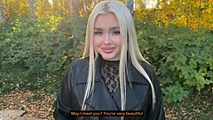 Met a cute girl on the street who surprised me with her wild side