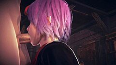 Hentai Uncensored - Tanami Blowjob and Fucked in a Tavern - Japanese Asian Manga Anime Game Porn