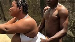 Feeling The Rush As Bitch With Massive Tits Gets Helped And Fucked Hard Outdoors