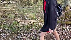 Shy Russian Girl's Outdoor Blowjob