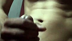 College Guy Masturbates at Home to Huge Cumshot – Is It His Wife's Ass?