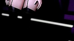 I watch the 3D Asian BBW stripper reveal her huge figure