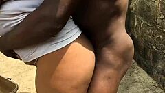 Feeling The Rush As Bitch With Massive Tits Gets Helped And Fucked Hard Outdoors