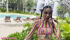 Petite Latina Sucks Cock Hard In Costumes!