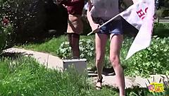 Angelthehoneygirl fucks bestie and boyfriend