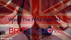 Watch this nasty babe swallow all the cum!