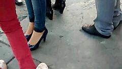 Beautiful princess swaps heels for slippers in a surprising twist