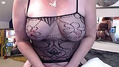 Redhead Sucks and Rides Big Black Cock to Orgasm