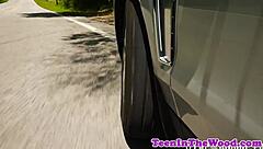 Teen next door bound tight for rough missionary pounding.  