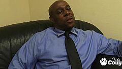 Horny Secretary Nikki Sexxx Drains Two Black Dicks At Work