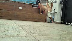 Brazilian esposa cheats with pool guy in wild ride.