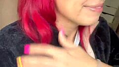 redhead amateur gets fucked by landlord in apartment viewing, first time encounter turns wild