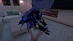 Yukoshvr - Kafka and Furina take turns on goth boy