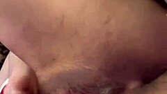 Vibrator Teases Juicy Pussy Lips