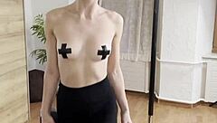 naked miss daisy diamond flexes power solo