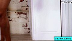 Teen masseuse Maya Woulfe gives John Legendary wet slippery sex