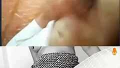 Hot latina milf plays with huge dildo and gets covered in cum