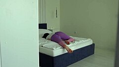 Stepmother Masturbates While Stepson Watches Then Gets Fucked