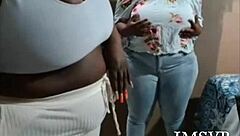 Gigantic bbw ass clapping with toys and dildo!